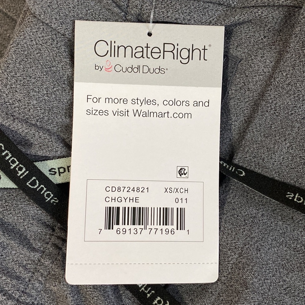 NWT XS ClimateRight by Cuddl Duds 5-Pocket Scrub Joggers - Picture 4 of 5